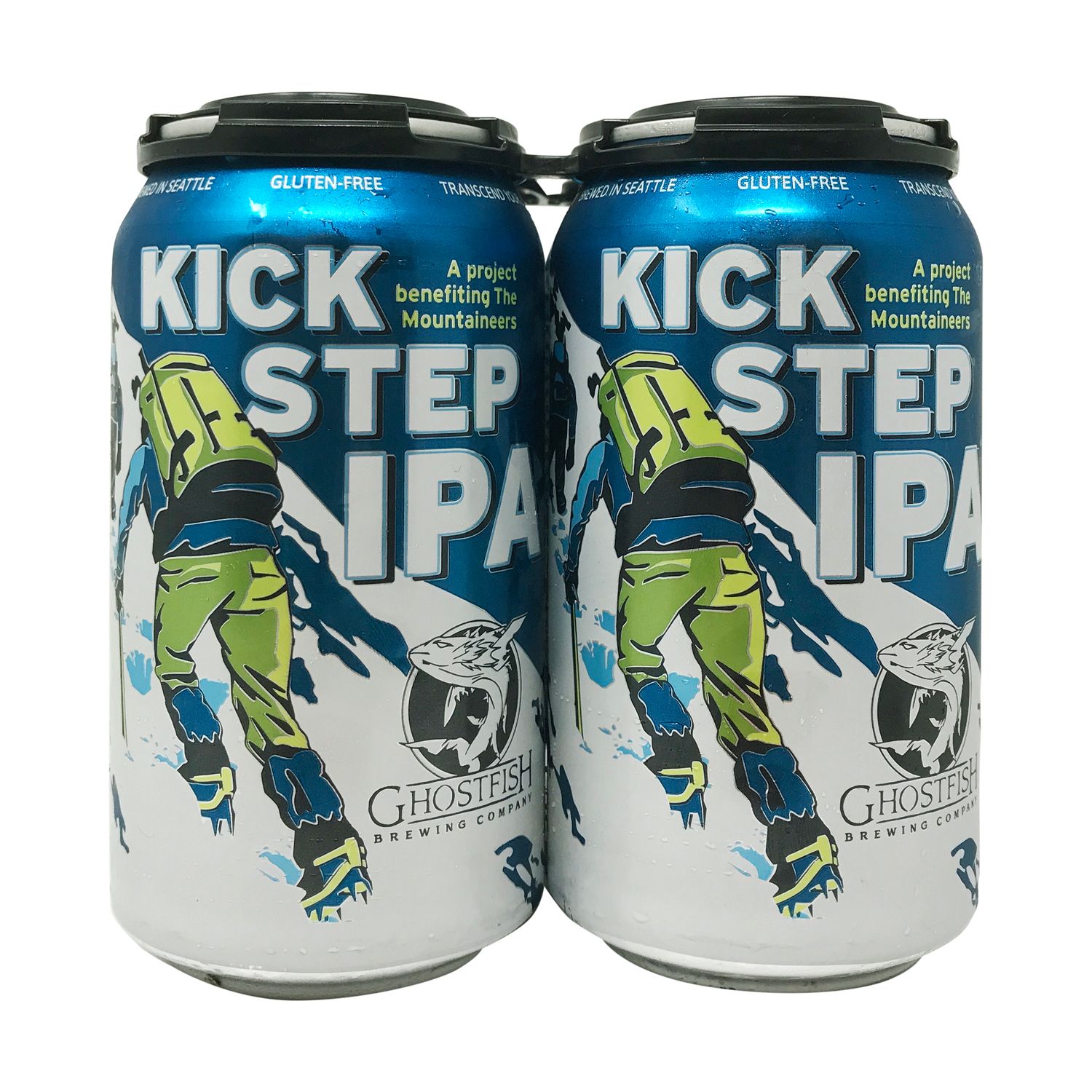 Ghostfish Kick Step IPA G.F. 4pk 12oz Cans