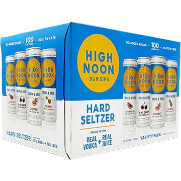 High Noon Vodka Seltzer Variety 12pk 12oz Cans