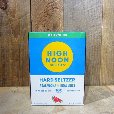 High Noon Watermelon Vodka Hard Seltzer 4pk 12oz Cans