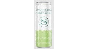Stateside Vodka Soda Lemon Cucumber Mint 6pk 12oz Cans