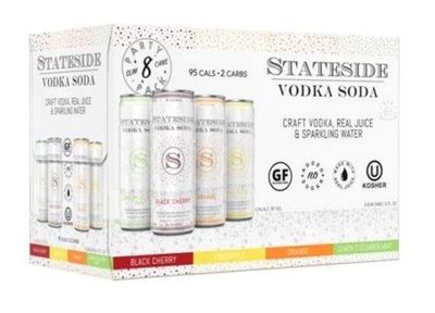 Stateside Vodka Soda Variety 12pk 12oz Cans