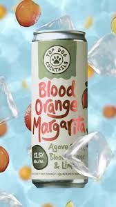 Top Dog Blood Orange Margarita 4pk 12oz Cans