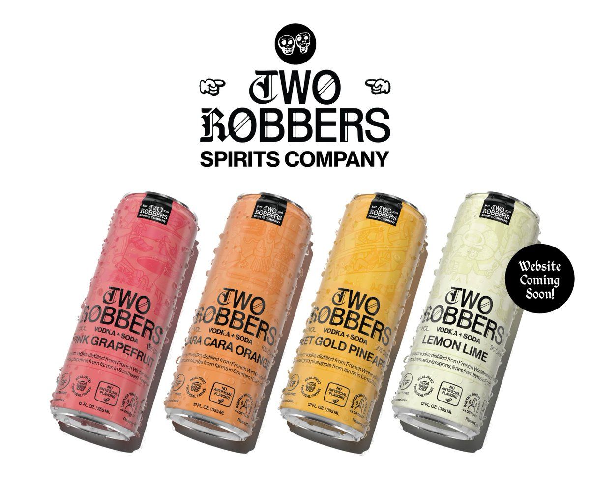 Two Robbers Citrus Vodka + Soda Variety 8pk 12oz Cans