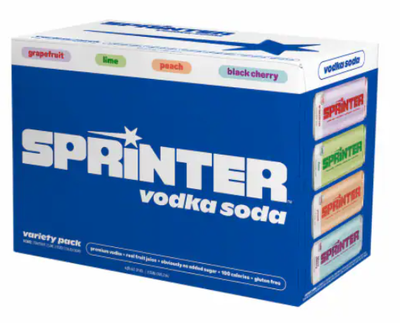 Sprinter Vodka Soda Variety 8pk 12oz Cans
