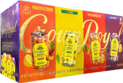 Crown Royal Whiskey Lemonade Variety 8pk 12oz Cans