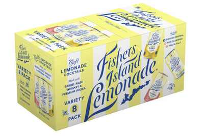 Fishers Island Lemonade Cocktail Variety 8pk 12oz Cans