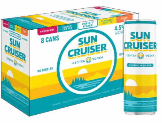 Sun Cruiser Iced Tea and Vodka Variety 8pk 12oz Cans
