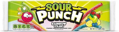 Sour Punch Rainbow Straws