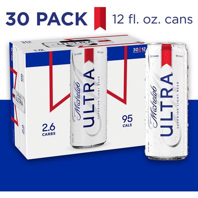 Michelob Ultra 30pk Cans
