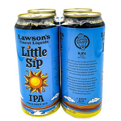 Lawson&#39;s Little Sip IPA 4pk 16oz Cans