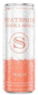 Stateside Vodka Soda Peach 6pk 12oz Cans