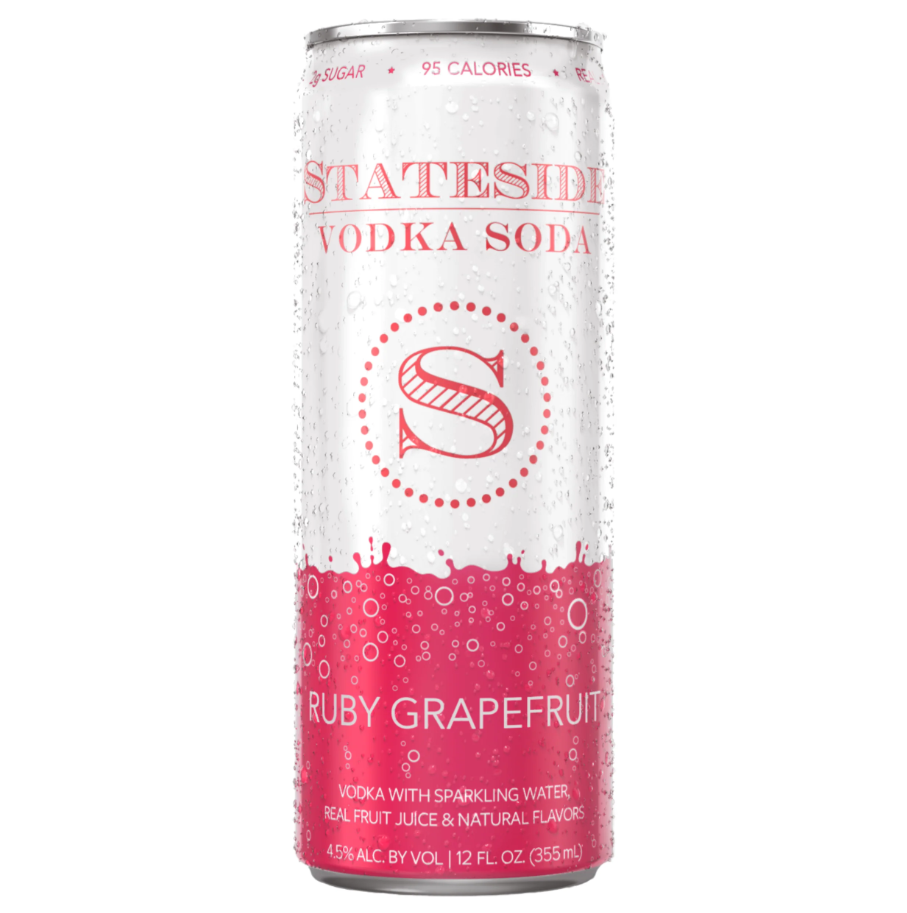 Stateside Vodka Soda Ruby Grapefruit 6pk 12oz Cans