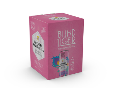 Blind Tiger Speakeasy Lavender Margarita 4pk 12oz Cans