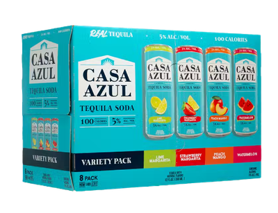 Casa Azul Tequila Soda Variety 8pk 12oz Cans