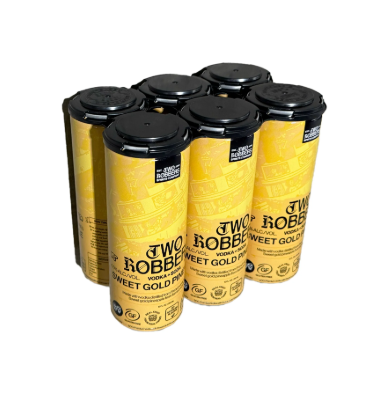 Two Robbers Gold Pineapple 6pk 12oz Cans