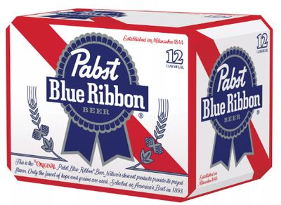 Pabst Blue Ribbon (PBR) 12pk 16oz Cans