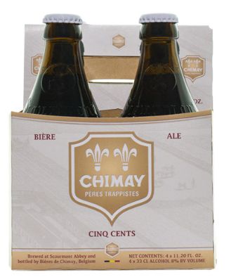 Chimay White Cinq Cents 4pk 12oz Bottles