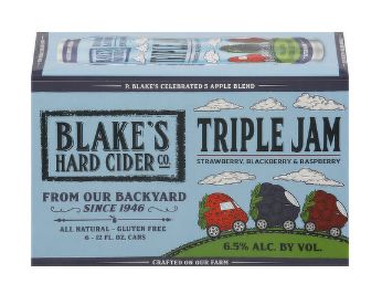 Blake's Triple Jam Berry Cider 6pk 12oz Cans