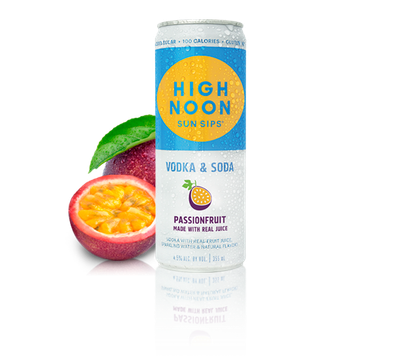 High Noon Passionfruit Vodka Hard Seltzer 4pk 12oz Cans
