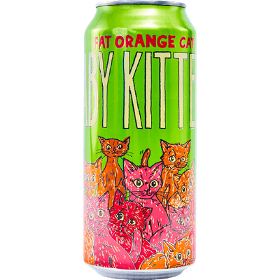 Fat Orange Cat Baby Kittens Hazy IPA 4pk 16oz Cans