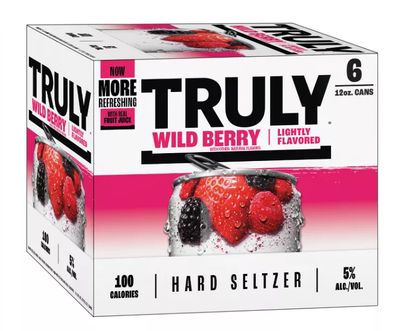 Truly Wild Berry Seltzer 6pk 12oz Cans