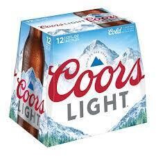 Coors Light 12pk 12oz Bottles