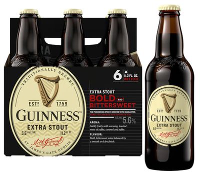 Guinness Extra Stout 6pk 12oz Bottles