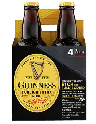 Guinness Foreign Extra Stout 4pk 12oz Bottles