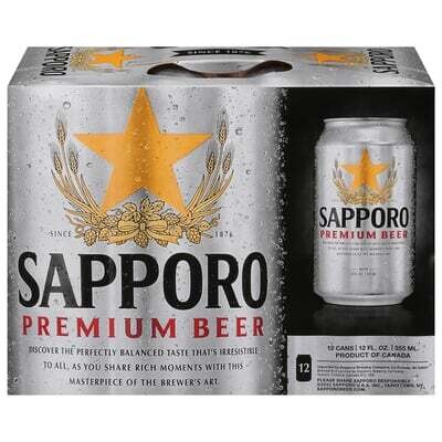 Sapporo 12pk 12oz Cans