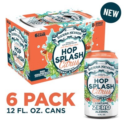 Sierra Nevada Hop Splash Citrus N.A. 6pk 12oz