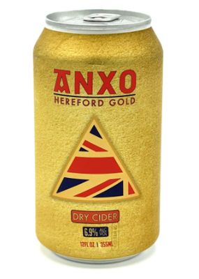Anxo Cider Hereford Gold 4pk 12oz Cans