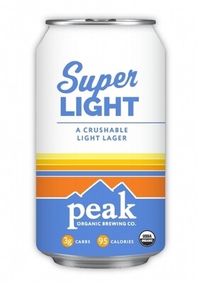 Peak Super Light Lager 6pk 16oz Cans