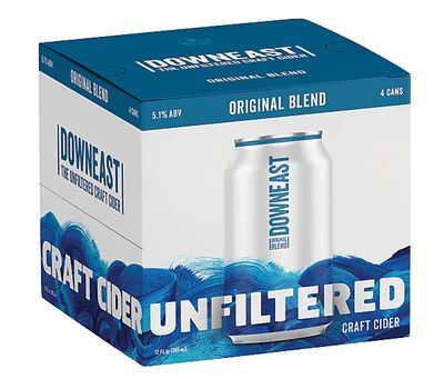 Downeast Cider Original 4pk 12oz Cans