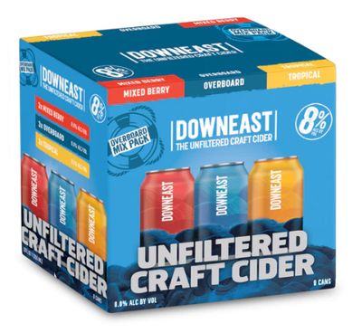 Downeast Cider Overboard Variety Pack 9pk 12oz Cans