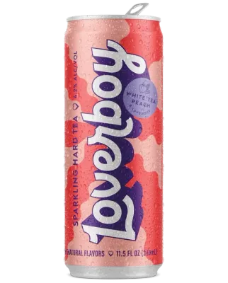 Loverboy White Peach Tea 6pk 12oz Cans