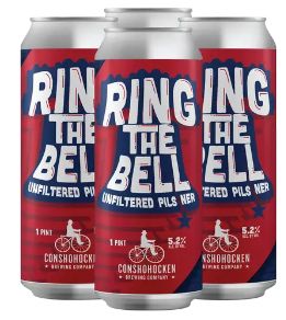Conshohocken Ring the Bell Pilsner 4pk 16oz Cans