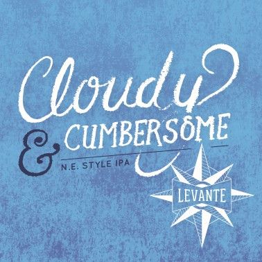 Levante Cloudy &amp; Cumbersome NEIPA 4pk 16oz Cans