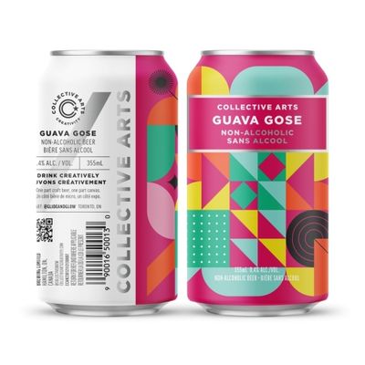 Collective Arts Guava Gose N.A. 4pk 12oz Cans