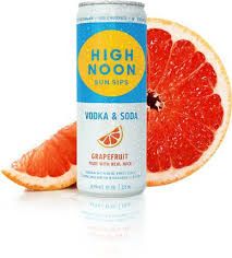 High Noon Grapefruit Vodka Hard Seltzer 4pk 12oz Cans