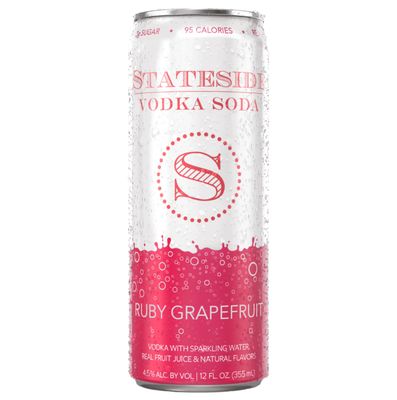 Stateside Vodka Soda Ruby Grapefruit 6pk 12oz Cans