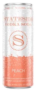 Stateside Vodka Soda Peach 6pk 12oz Cans