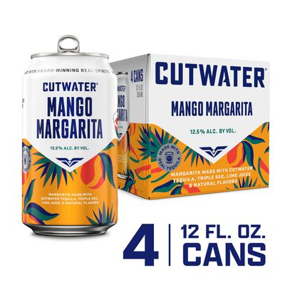 Cutwater Mango Margarita 4pk 12oz Cans