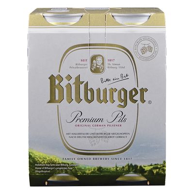 Bitburger 4pk 16oz Cans