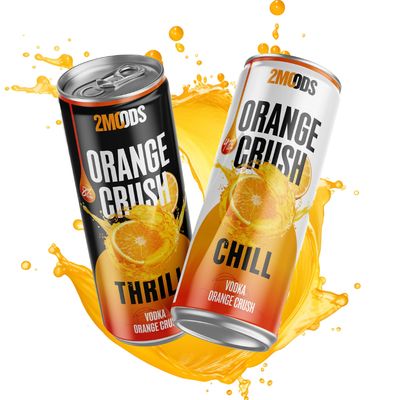 2Moods Vodka Orange Crush 4% Chill 4pk 12oz Cans