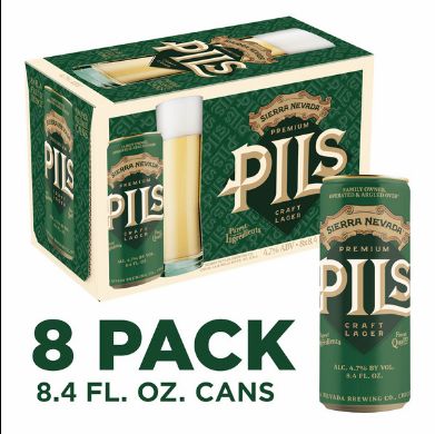Sierra Nevada Premium Pils 8pk 8.4oz Cans