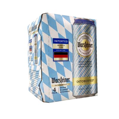 Warsteiner Oktoberfest 4pk 16.9oz Cans