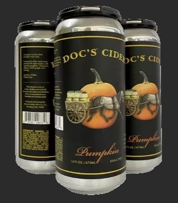 Doc's Pumpkin Cider 4pk 16oz Cans
