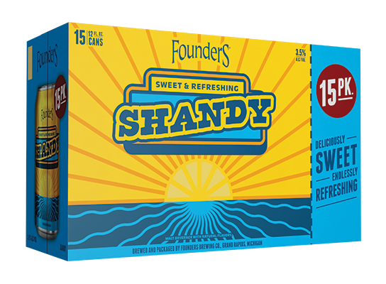 Founders Shandy 15pk 12oz Cans