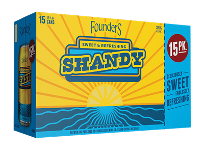 Founders Shandy 15pk 12oz Cans