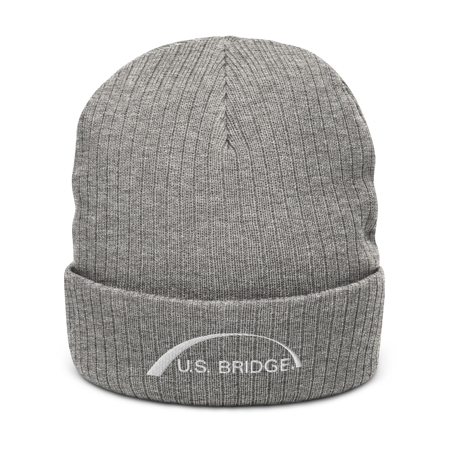 U.S. Bridge Ribbed knit beanie